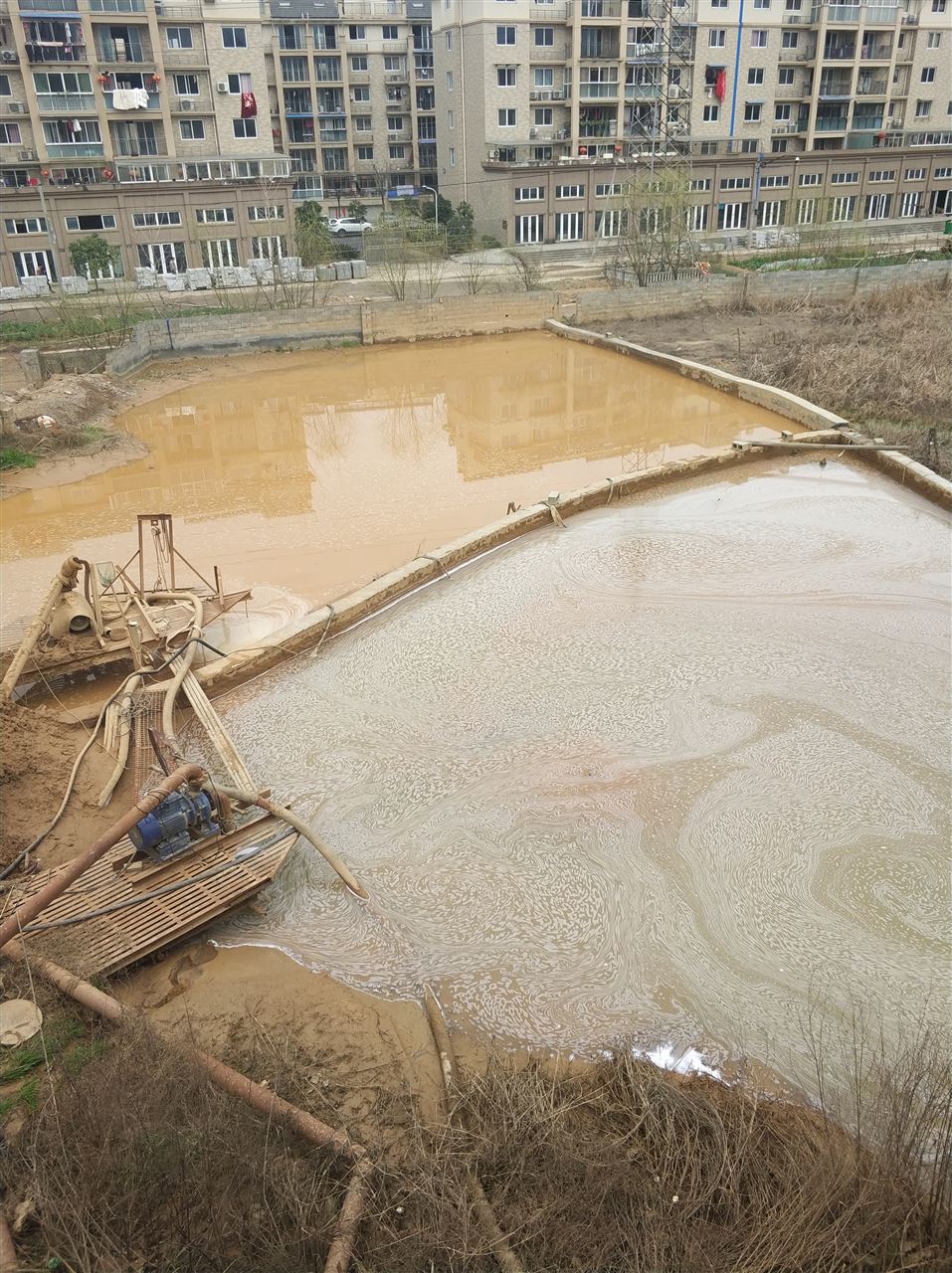 紫阳沉淀池淤泥清理-厂区废水池淤泥清淤